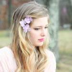 hydrangea hair clip