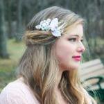 bridal headpiece bridal fea..