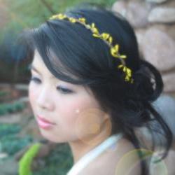 wire pip berries crown, bribemaid headband, garden wedding